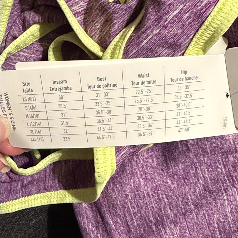 Adidas Climalite Tank “Baby Bro”Purple Heather with bright yellow trim - Picture 11 of 11